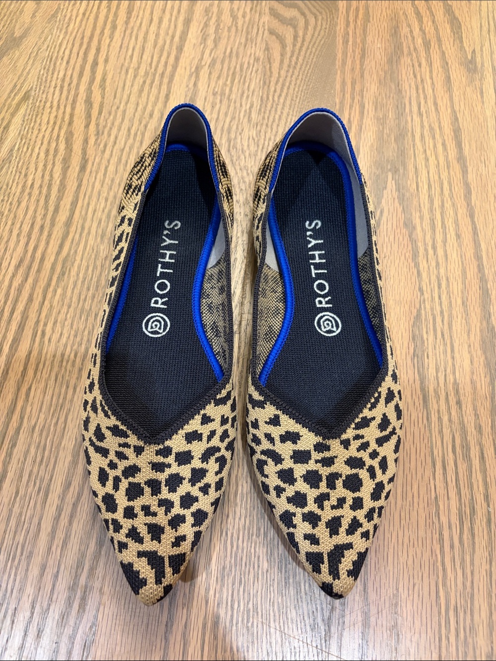 Rothy's Leopard-Print The Point Flat